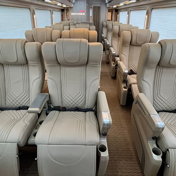 Interior kursi shuttle
